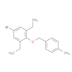5-bromo-1,3-diethyl-2-((4-methylbenzyl)oxy)benzene
