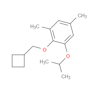 2-(cyclobutylmethoxy)-1-isopropoxy-3,5-dimethylbenzene