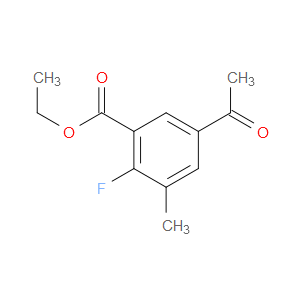 ethyl 5-acetyl-2-fluoro-3-methylbenzoate
