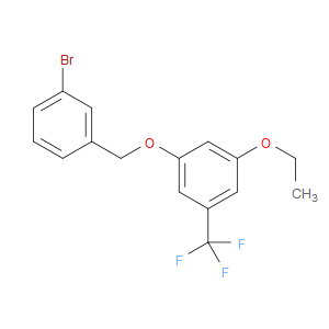 1-((3-bromobenzyl)oxy)-3-ethoxy-5-(trifluoromethyl)benzene