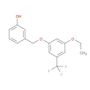 3-((3-ethoxy-5-(trifluoromethyl)phenoxy)methyl)phenol