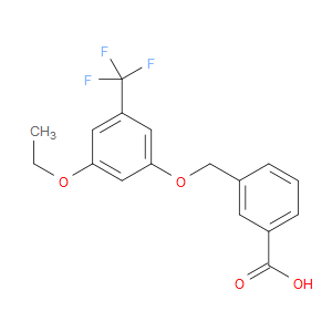 3-((3-ethoxy-5-(trifluoromethyl)phenoxy)methyl)benzoic acid