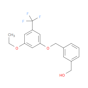 (3-((3-ethoxy-5-(trifluoromethyl)phenoxy)methyl)phenyl)methanol