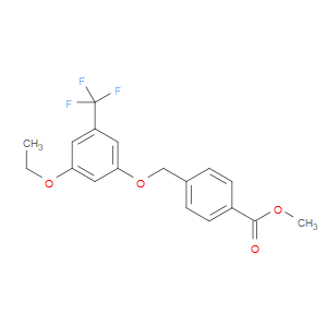 methyl 4-((3-ethoxy-5-(trifluoromethyl)phenoxy)methyl)benzoate