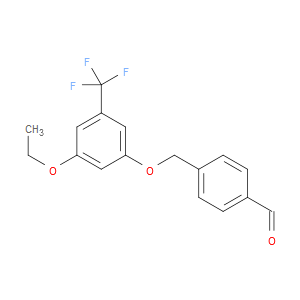 4-((3-ethoxy-5-(trifluoromethyl)phenoxy)methyl)benzaldehyde