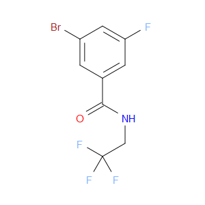 Benzamide, 3-bromo-5-fluoro-N-(2,2,2-trifluoroethyl)-