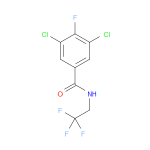 Benzamide, 3,5-dichloro-4-fluoro-N-(2,2,2-trifluoroethyl)-