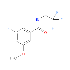 Benzamide, 3-fluoro-5-methoxy-N-(2,2,2-trifluoroethyl)-