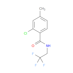 Benzamide, 2-chloro-4-methyl-N-(2,2,2-trifluoroethyl)-