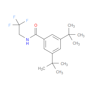 Benzamide, 3,5-bis(1,1-dimethylethyl)-N-(2,2,2-trifluoroethyl)-