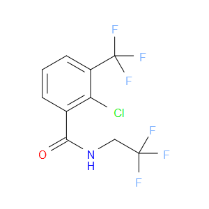 Benzamide, 2-chloro-N-(2,2,2-trifluoroethyl)-3-(trifluoromethyl)-
