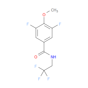 Benzamide, 3,5-difluoro-4-methoxy-N-(2,2,2-trifluoroethyl)-