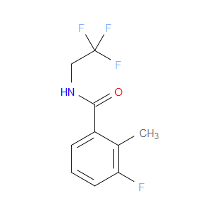 Benzamide, 3-fluoro-2-methyl-N-(2,2,2-trifluoroethyl)-