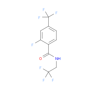 Benzamide, 2-fluoro-N-(2,2,2-trifluoroethyl)-4-(trifluoromethyl)-