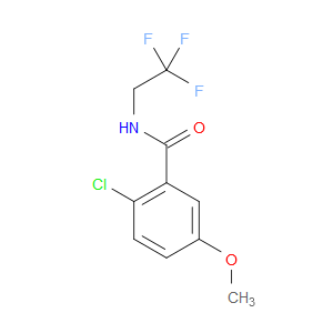 Benzamide, 2-chloro-5-methoxy-N-(2,2,2-trifluoroethyl)-