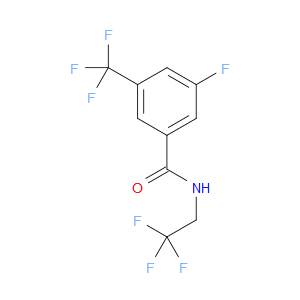 Benzamide, 3-fluoro-N-(2,2,2-trifluoroethyl)-5-(trifluoromethyl)-