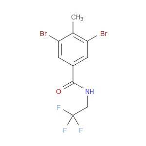 Benzamide, 3,5-dibromo-4-methyl-N-(2,2,2-trifluoroethyl)-