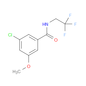 Benzamide, 3-chloro-5-methoxy-N-(2,2,2-trifluoroethyl)-