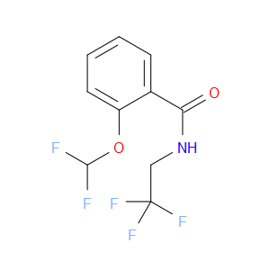Benzamide, 2-(difluoromethoxy)-N-(2,2,2-trifluoroethyl)-