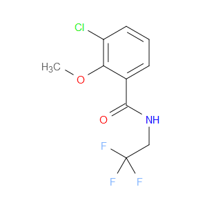 Benzamide, 3-chloro-2-methoxy-N-(2,2,2-trifluoroethyl)-