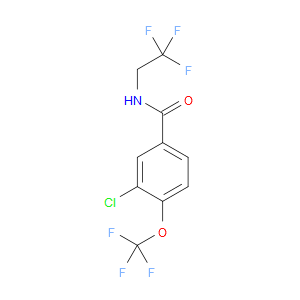 Benzamide, 3-chloro-N-(2,2,2-trifluoroethyl)-4-(trifluoromethoxy)-
