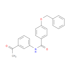 N-(3-Acetylphenyl)-4-(phenylmethoxy)benzamide