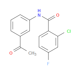 N-(3-Acetylphenyl)-2-chloro-4-fluorobenzamide
