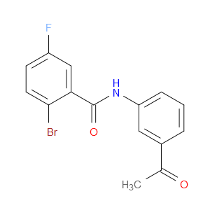 N-(3-Acetylphenyl)-2-bromo-5-fluorobenzamide