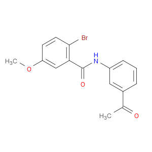 N-(3-Acetylphenyl)-2-bromo-5-methoxybenzamide