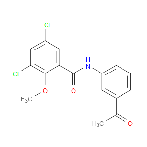N-(3-Acetylphenyl)-3,5-dichloro-2-methoxybenzamide
