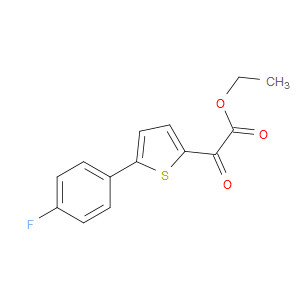 Ethyl 5-(4-fluorophenyl)-α-oxo-2-thiopheneacetate