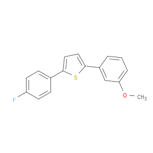 Thiophene, 2-(4-fluorophenyl)-5-(3-methoxyphenyl)-