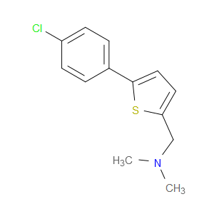 5-(4-Chlorophenyl)-N,N-dimethyl-2-thiophenemethanamine