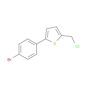 Thiophene, 2-(4-bromophenyl)-5-(chloromethyl)-