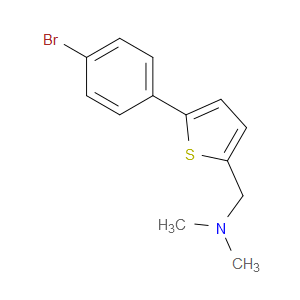 5-(4-Bromophenyl)-N,N-dimethyl-2-thiophenemethanamine