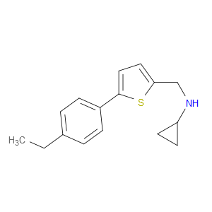 N-Cyclopropyl-5-(4-ethylphenyl)-2-thiophenemethanamine