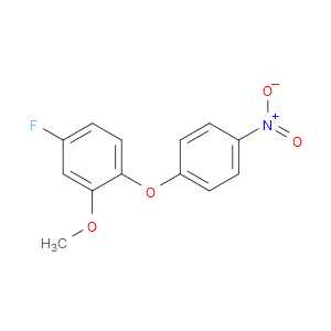 4-fluoro-2-methoxy-1-(4-nitrophenoxy)benzene