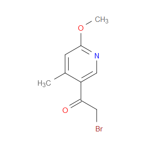 Ethanone, 2-bromo-1-(6-methoxy-4-methyl-3-pyridinyl)-
