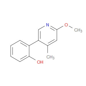 Phenol, 2-(6-methoxy-4-methyl-3-pyridinyl)-