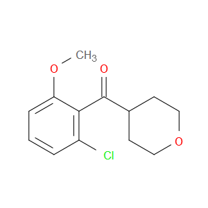 (2-Chloro-6-methoxyphenyl)(tetrahydro-2H-pyran-4-yl)methanone