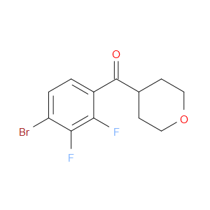 (4-Bromo-2,3-difluorophenyl)(tetrahydro-2H-pyran-4-yl)methanone