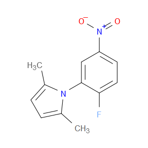 1-(2-fluoro-5-nitrophenyl)-2,5-dimethyl-1H-pyrrole
