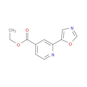 Ethyl 2-(5-oxazolyl)-4-pyridinecarboxylate