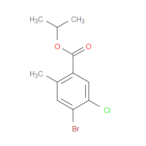 Isopropyl 4-bromo-5-chloro-2-methylbenzoate