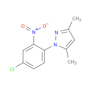 1-(4-chloro-2-nitrophenyl)-3,5-dimethyl-1H-pyrazole
