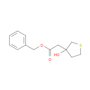 benzyl 2-(3-hydroxytetrahydrothiophen-3-yl)acetate