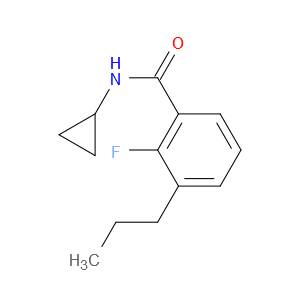 N-cyclopropyl-2-fluoro-3-propylbenzamide