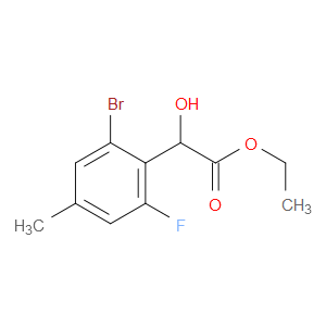 ethyl 2-(2-bromo-6-fluoro-4-methylphenyl)-2-hydroxyacetate