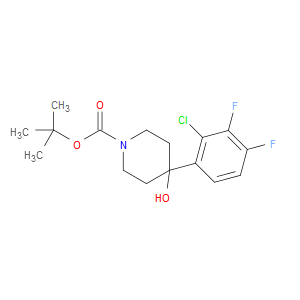 tert-butyl 4-(2-chloro-3,4-difluorophenyl)-4-hydroxypiperidine-1-carboxylate