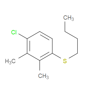 butyl(4-chloro-2,3-dimethylphenyl)sulfane